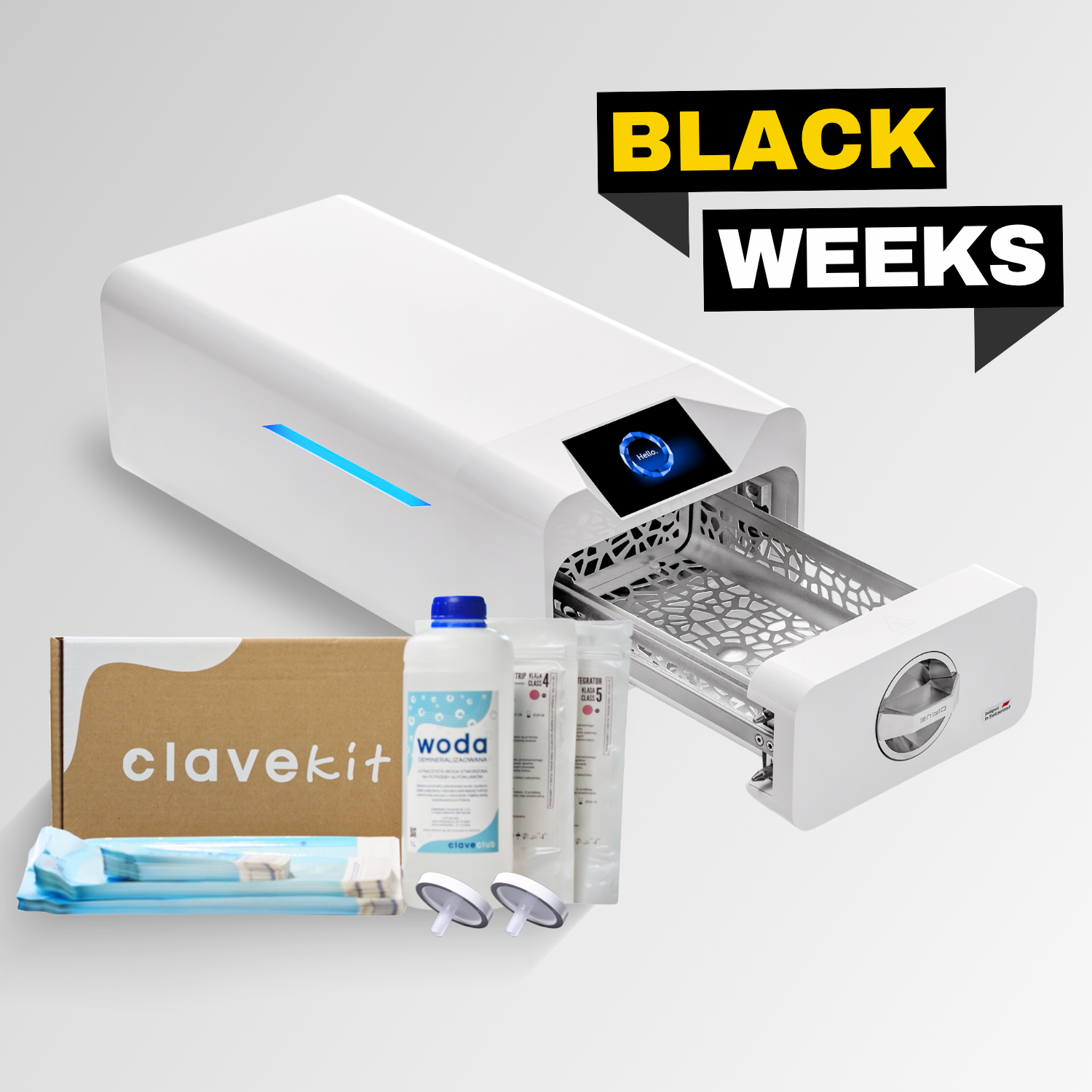 Enbio PRO 2025 (Class B) + Magic Filter + Sterilization guide BLACK WEEKS EDITION