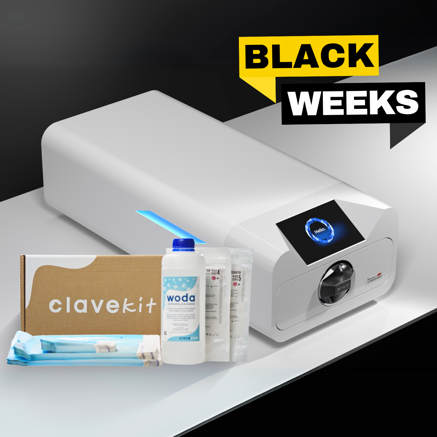 Autoclave Enbio S 2025 (Class B) + Magic Filter + Sterilization guide BLACK WEEKS EDITION